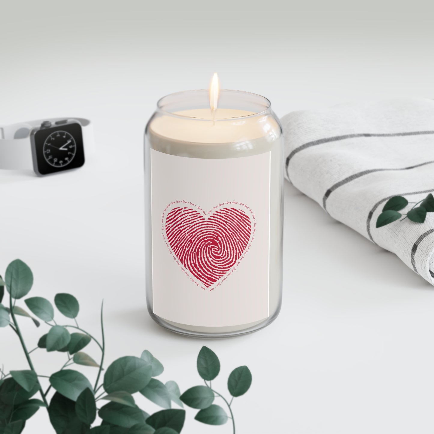 Heartfelt Scented Candle, 13.75oz | Romantic Gift, Valentine's Day Decor, Cozy Home Fragrance, Personalized Gift, Mindfulness Candle
