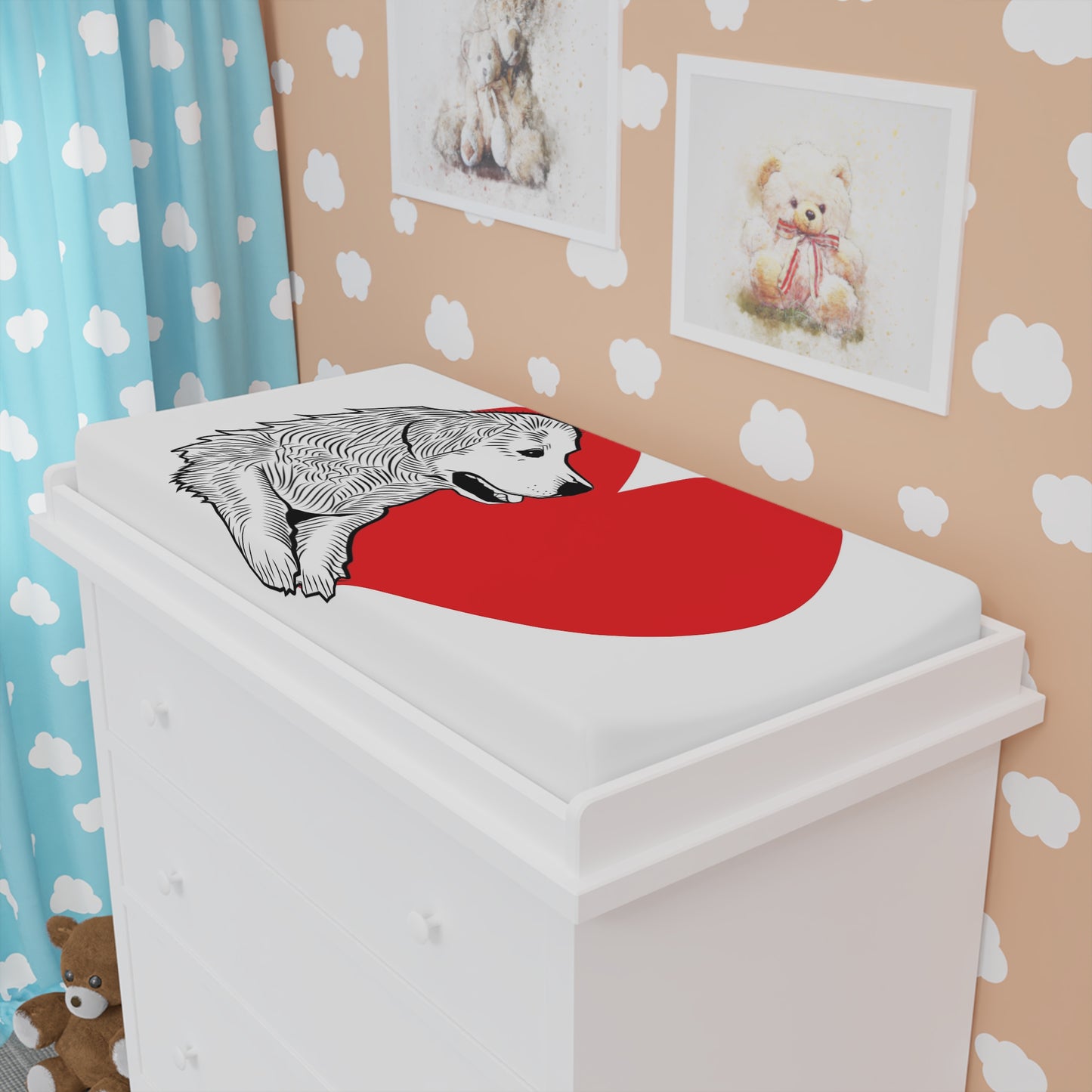 Dog Lover Baby Changing Pad Cover, Cute Pet Nursery Décor, Gifts for Baby Shower, Fun Animal Print, Playful Parenthood Essentials