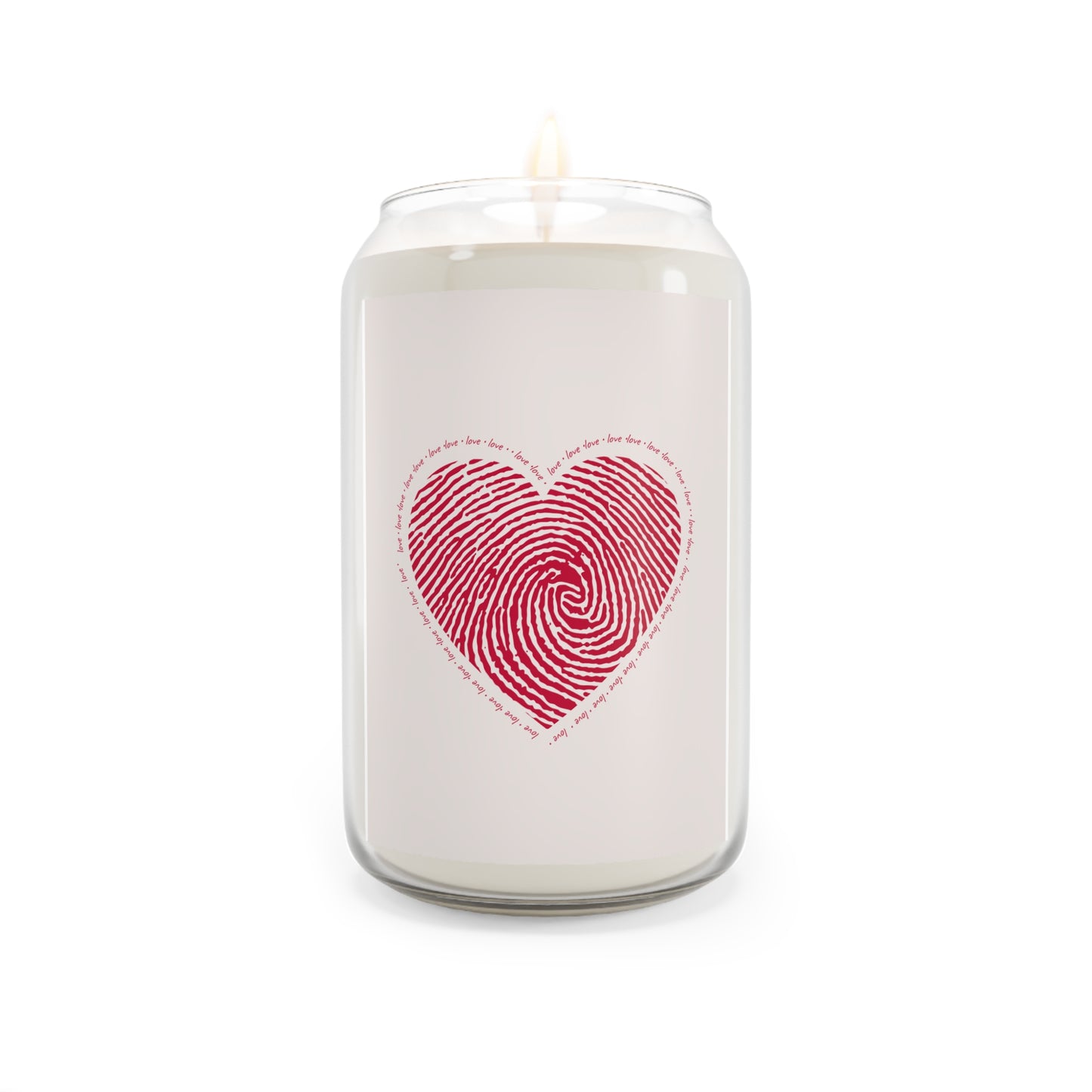 Heartfelt Scented Candle, 13.75oz | Romantic Gift, Valentine's Day Decor, Cozy Home Fragrance, Personalized Gift, Mindfulness Candle