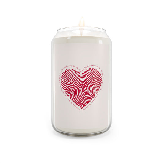 Heartfelt Scented Candle, 13.75oz | Romantic Gift, Valentine's Day Decor, Cozy Home Fragrance, Personalized Gift, Mindfulness Candle